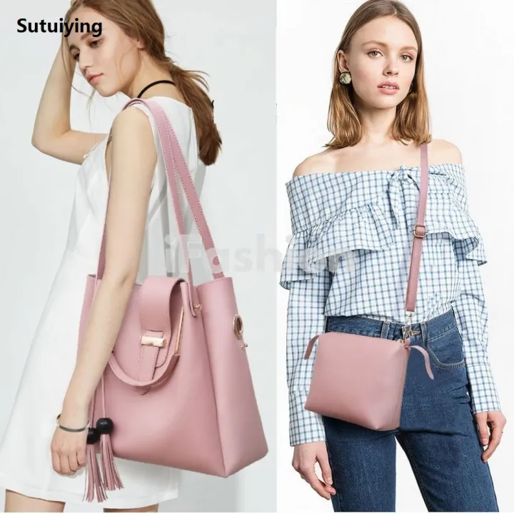 Sutuiying%20%E2%AD%90READY%20STOCK%E2%AD%90%20%E2%9D%83iFashion%20Women%203%20In%201%20Fashion%20Sammi%20Shoulder%20Handbag%20Bargain%20price%20Set%20Ladies%20Sling%20Tote%20Bag%20Wanita%20Bags%20Silang%20Tangan%20Sandang%201015%E2%99%92%20-%20Image%203
