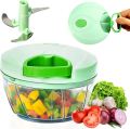 Manual Food Chopper | Vegetable Cutter | Chopper Hand String Vegetable Chopper | Onions Cutter for Vegetable, Fruits ,Nuts, Ginger, Tomato etc. 