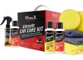 Wavex | 8Pc Ultimate Car Care Kit | Complete Exterior & Interior Car Detailing Set | Includes Car Shampoo, Polish, Wax, Microfiber Towels & More | All-in-One Car Cleaning & Protection Kit | Car wash kit, car detailing combo, car care essentials. 