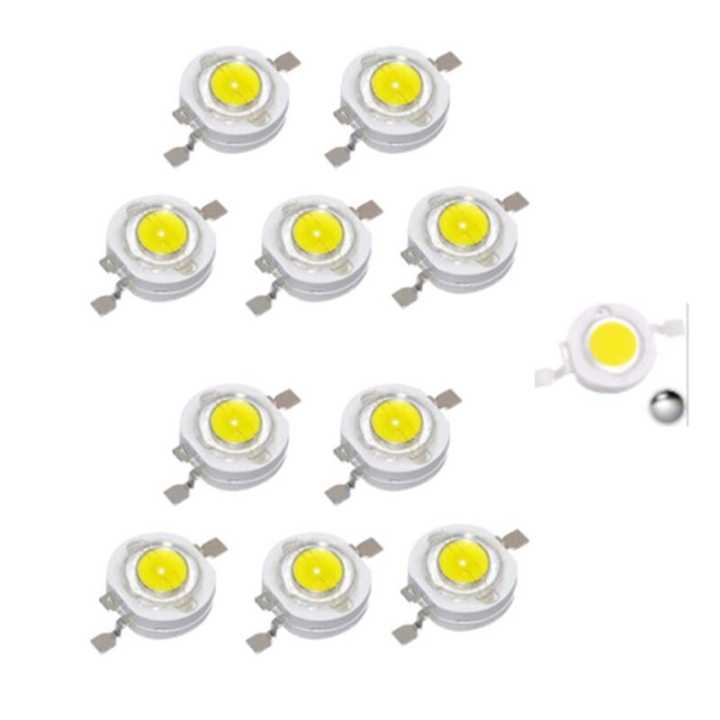 3 Volt Led 1 W 10 Pcs
