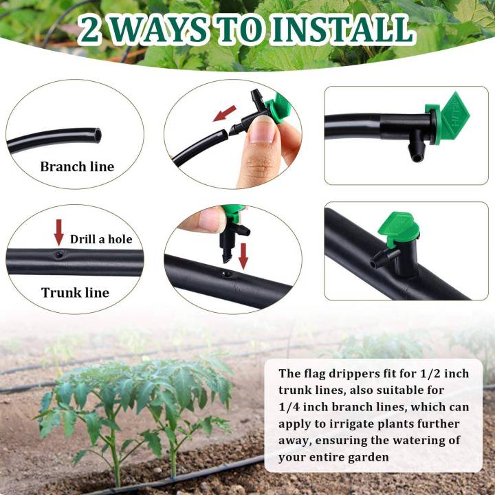 60%20Pieces%204GPH%20Removable%20Drip%20Sprinkler%20Irrigation%20Drip%20Emitter%20Garden%20Flag%20Irrigation%20Dripper,%20for%20and%20Shrubs%20-%20Image%205
