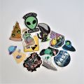 Sticker Pack | Alien Decals Waterproof Sticker Set- 10 pcs | Stickers Decals Vinyls for Laptop Kids Teens, Bicycle, Skateboard Luggage | Decalsnation. 