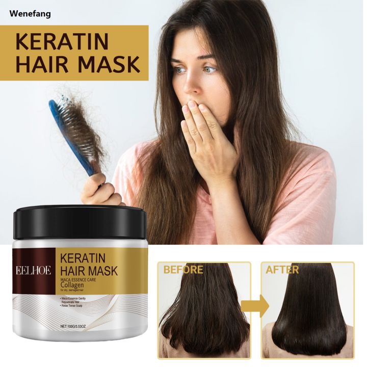 Wenefang%20Keratin%20Hair%20Mask%20Repair%20Frizzy%20Nourishing%20Magical%20Treatment%20Split%20New%20style%20Ends%20Treatment%20Hair%20Straighten%20Cream%20Smoothing%20Hair%20Mask%20100g%20-%20Image%205
