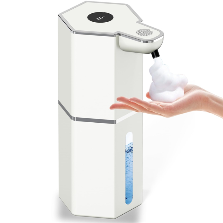Automatic Soap Dispenser Foam Bathroom: Wall Mount Rechargeable Touchless Adjust