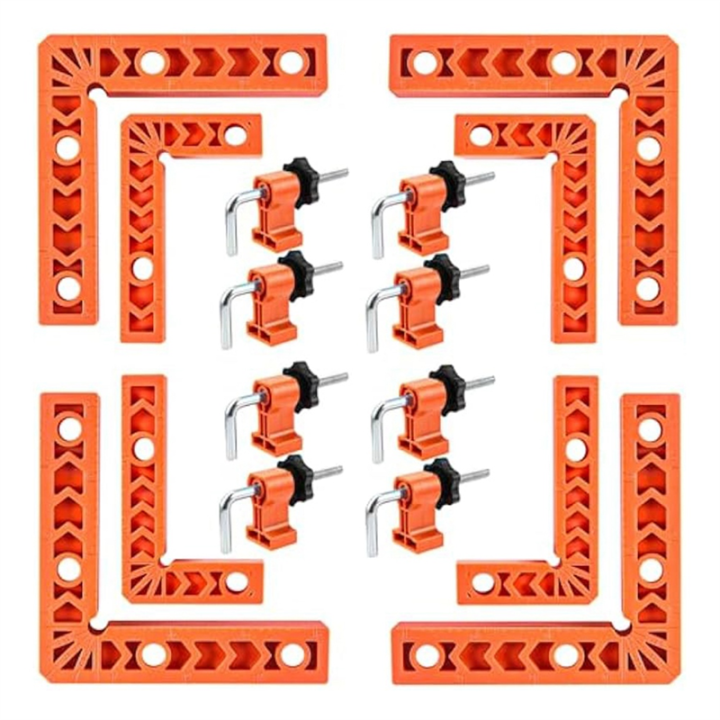 1 Set 90 Degree Clamp Right Angle Clamp with Clamp Corner Clamps Woodworking Tool for Pictures Frames