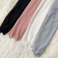 Simple Ruffle Mesh Knot Cardigan Long Sleeve V-neck Sun Protection Tops Beach Wear Shirts for Women Holiday. 