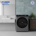 Hyundai 10 KG Front Load Washing Machine with Direct Drive Inverter Motor, Steam Wash & Auto i-Dosing | HYWM-FL10RK-DDM. 