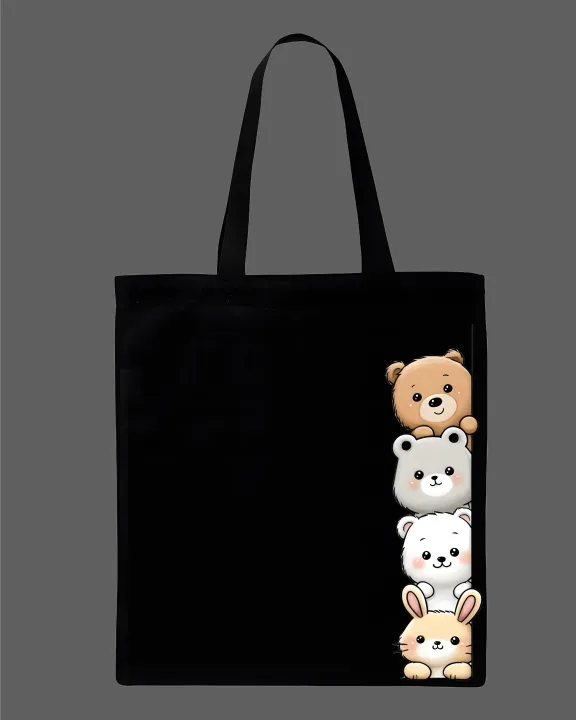 Cute%20Peeking%20Animals%20Printed%20Tote%20Bag%20%E2%80%93%20Eco-Friendly%20Cotton%20Shoulder%20Shopping%20Bag-White,%20Black%20-%20Image%202
