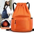 High Quality Nylon Drawstring Backpack 5 Colors Drawstring School Student Backpack Large Capacity Washable Travel Bag Unisex. 