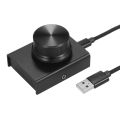 USB Volume Control Knob One Key Mute Volume Controller. 