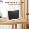 Kqueebee Double-Sided Blackboard Wooden Crafts Wooden Frame Small Blackboard Writing Message Board Home Decoration DIY Listing. 