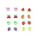 2025 50Pcs Summer Kawaii 9mm Resin Mini Cherry Fruit Cabochon Ornament Jewelry Charms Nail Art Decoration Flatback Manicure Parts. 