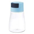 Press Type Measuring Seasoning Bottle Spice Bottle Refillable Plastic Metering Salt Bottle Transparent Quantitative Salt Dispenser Cooking. 