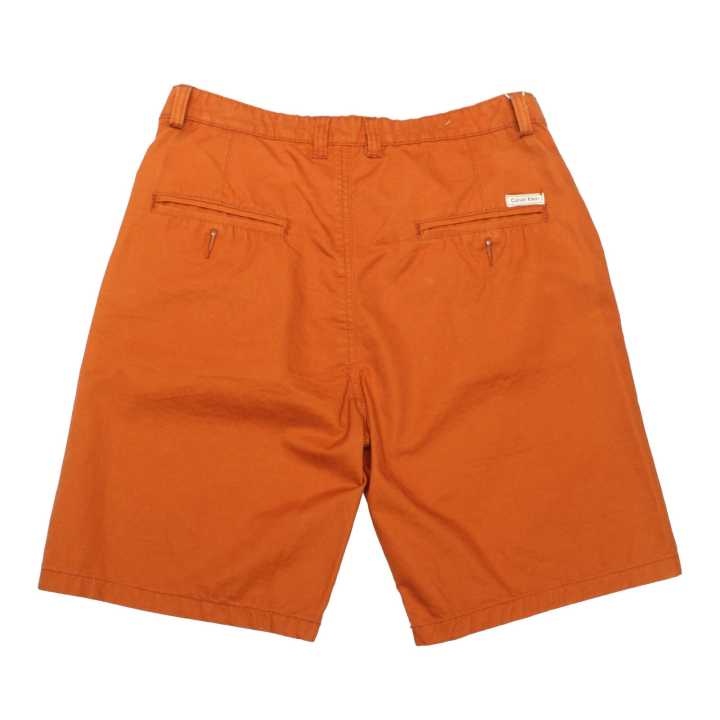 Dark%20Orange%20Color%20Cotton%20Plain%20Design%20Half%20Pants%20For%20Men%20-%20Image%204