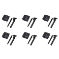 OUMERY 6X Solar String Lights, 10M 100LED Outdoor String Lights, Waterproof Decorative String Lights (Warm White). 