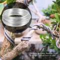 (GGBR) 3mm Aluminium Wire 10M Craft Silver Wire for Jewellery Making Clay Modelling Bonsai and Model. 
