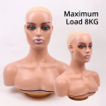 Motorized Turntable Display for Mannequin Head Wig Display Stand 360 Degree Electric Rotating Display Turntable Golden. 