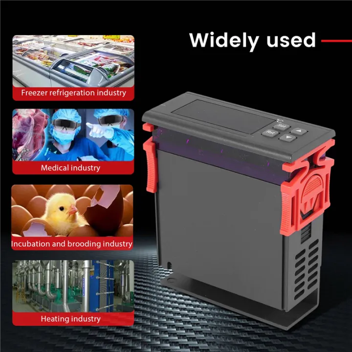 220V/30A%20Digital%20Temperature%20Controller%20Rc-114M%20Thermostat%20Relay%20Output%20-30~300%20Degree%20With%20Sensor%20-%20Image%205