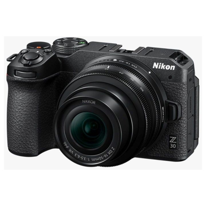 Nikon%20Z30%20Mirrorless%20Camera%20with%20Nikkor%20Z%20DX%2016-50%20mm%20Kit%20Lens,%20Bag%20and%2016%20GB%20Card%20-%20Image%203