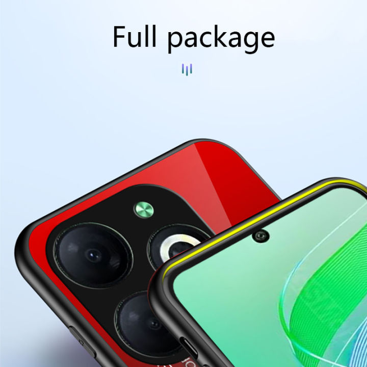 Biruiqu%20For%20Infinix%20Smart%208%20Shockproof%20Gradient%20Tempered%20Glass%20Back%20Soft%20Silicone%20Edge%20Case%20Cover%20-%20Image%206