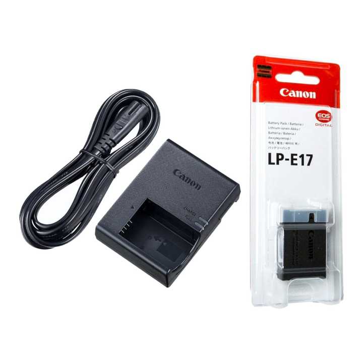 Canon Lp E 17 Battery and Charger Combo for Canon 200D 750D 800D 250D 200D Mark II