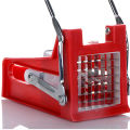 NAMUNY Stainless Steel French Fry Cutter Potato Vegetable Cutters 2 Blades, Red. 