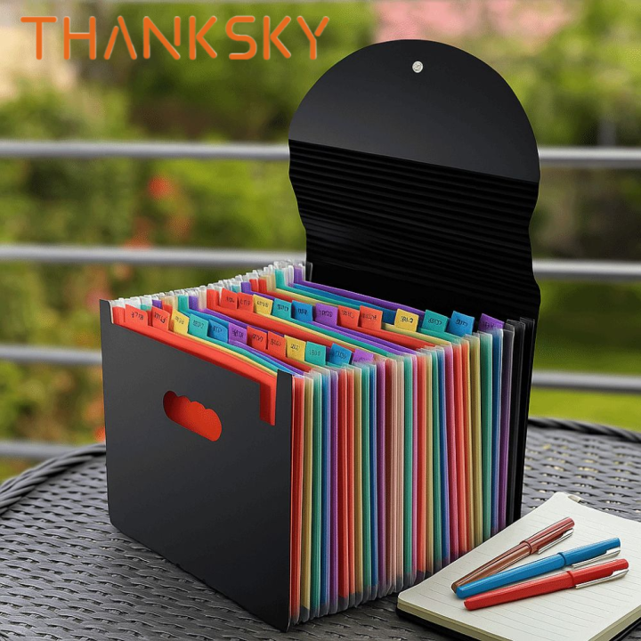 Practical Waterproof A4 File Folder Large Capacity Partition Layer ...