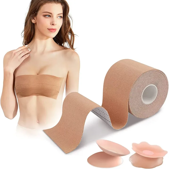 Sensual%20Women%20Multipurpose%20Breast%20Lift%20Boob%20Tape%20(multicolor)%20-%20Image%204