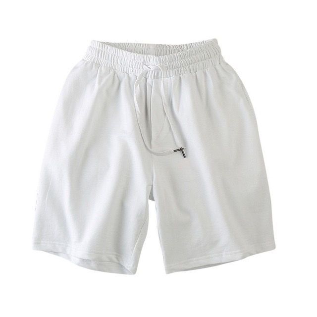Men's%20%20Cotton%20Shorts%20with%20Pockets-White%20-%20Image%202