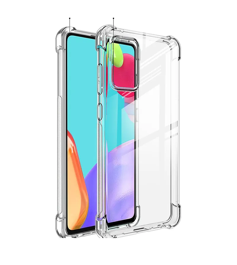 SEEKOO Cover Per Xiaomi Redmi Note 11 4G/Note 11S 4G – Custodia Antiurto Con Protezione Schermo Integrata, Trasparente, Viola Chiaro, TPU + PC - 2