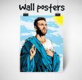 Lionel Messi GOAT Wall Poster |Exclusive Release | Wall Posters to Decor your Room | A4 Size | Wall Posters Collection |. 