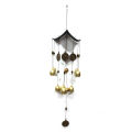 Wind Chime 8 Metal Bells Om Design Feng Shui Vastu / Wind Bell Hanging Decoration Good Luck / Gift Item. 