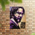 John Wick Vector Wall Poster |Exclusive Release | Wall Posters to Decor your Room | A4 Size | Wall Posters Collection. 