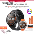 Ranggense Luxury Aolon Navi R3 Smart Watch for Men GPS 1.43 Inch AMOLED 3ATM Waterproof Smart Watch Compass Altimeter Running Pace Smartwatch Original Sports Smart watch. 