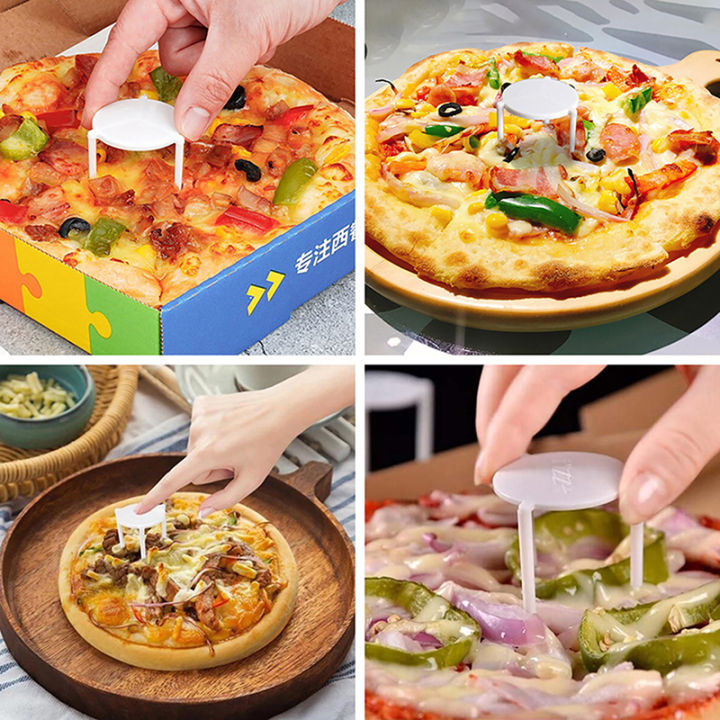 100Pcs%20Pizza%20Saver%20Stand%20White%20Plastic%20Tripod%20Stack%20Fixing%20Rack%20Pizza%20Box%20Holder%20Kitchen%20Baking%20Accessories%20CF8%20-%20Image%203