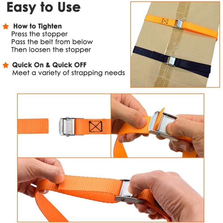 Lashing%20Straps%20Tie%20Down%20Straps%20with%20Zinc%20Alloy%20Cam%20Lock%20Buckle%20Up%20,%20for%20Cargo,%20Gear,%20Bikes%20&%20More%20(4%20Pack)%20-%20Image%207