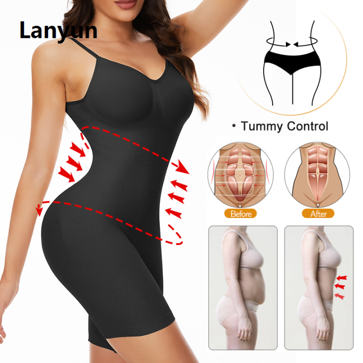 Lanyun%20%5BKIZLL%5D%20Womens%20Backless%20Bodysuits%20Full%20Body%20Shaper%20Tummy%20Fifty%20percent%20discount%20Control%20Slimming%20Sheath%20Push%20Up%20Thigh%20Slimmer%20Shapewear%20-%20Image%205