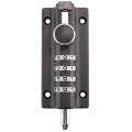 ARELENE 2X Password Lock Black Bolt Metal Door Latch Anti-Theft Safety Combination Digit Padlock Outdoor Gate Hardware. 