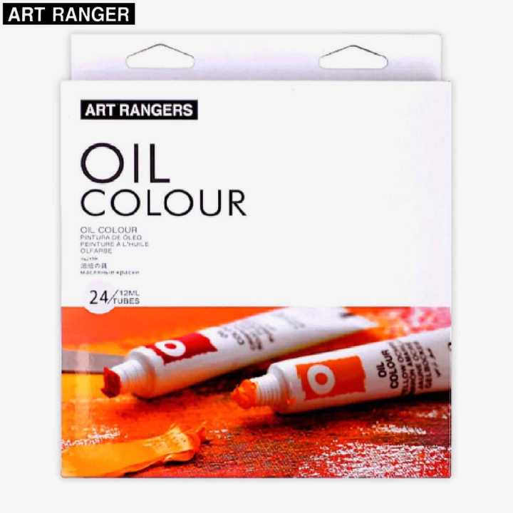 Art Ranger Artist Oil Color Set 24 Tubes Set Each 12ML
