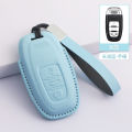 Suitable for Audi A4L key sleeve Q5L car A5 buckle A6L A3 Q3 Q2L Q7 A8 A7L blue q4etron female. 