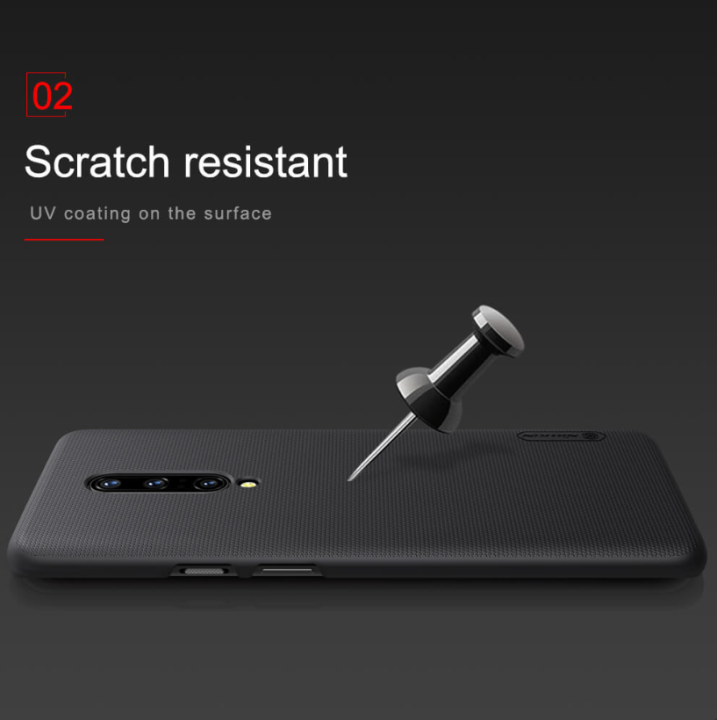 Nillkin%20Super%20Frosted%20Shield%20Matte%20Cover%20Case%20For%20Oneplus%207%20Pro%20-%20Image%203
