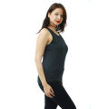 Black Nylon Back Criss Cross Design Yoga Sports Sendo For Women. 