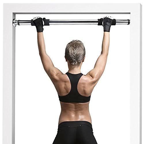 Pazzy New Design Iron Gym bar Chin up Pull Up Bar Wall Mounted Home Gym Exercise Indoor Fitness Training White
