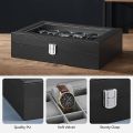 Qubix 12 Slots Smart Watch Box PU Leather Watch Display Case Storage Box Organizer. 