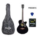 Pluto 150 Acoustic Guitar - Black. 
