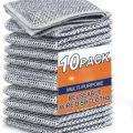 Multipurpose Wire Dishwashing Rags for Wet and Dry Stainless Steel Scrubber Non-Scratch Wire Dishcloth for Washing Dishes Sinks Counters Easy Rinsing Machine Washable. 