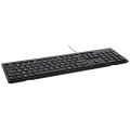 Dell Black Multimedia Wired Keyboard with USB Interface, Plunger Keys Technology and Chiclet Key Style, Hot Key-Volume, Mute, Play/Pause, Backward, Forward,. 