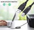 3M High Speed USB Printer Cable USB 2.0 Type A Male to Type B Male Cable Cord. 