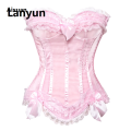 Aixuan {} Pink Corsets for Women Lingerie Leopard Corset Top Plus Profesional New Size Gothic Lace Floral Corset Bustiers Red White. 
