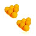 6 Pieces Gmefvr Plastic Table Tennis Ball , Size : 40mm | Pack of 6 TTBalls. 